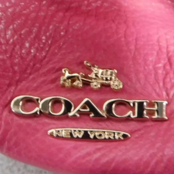 Coach Pink Ruby Leather Phoebe Shoulder Bag - Picture 6 of 15